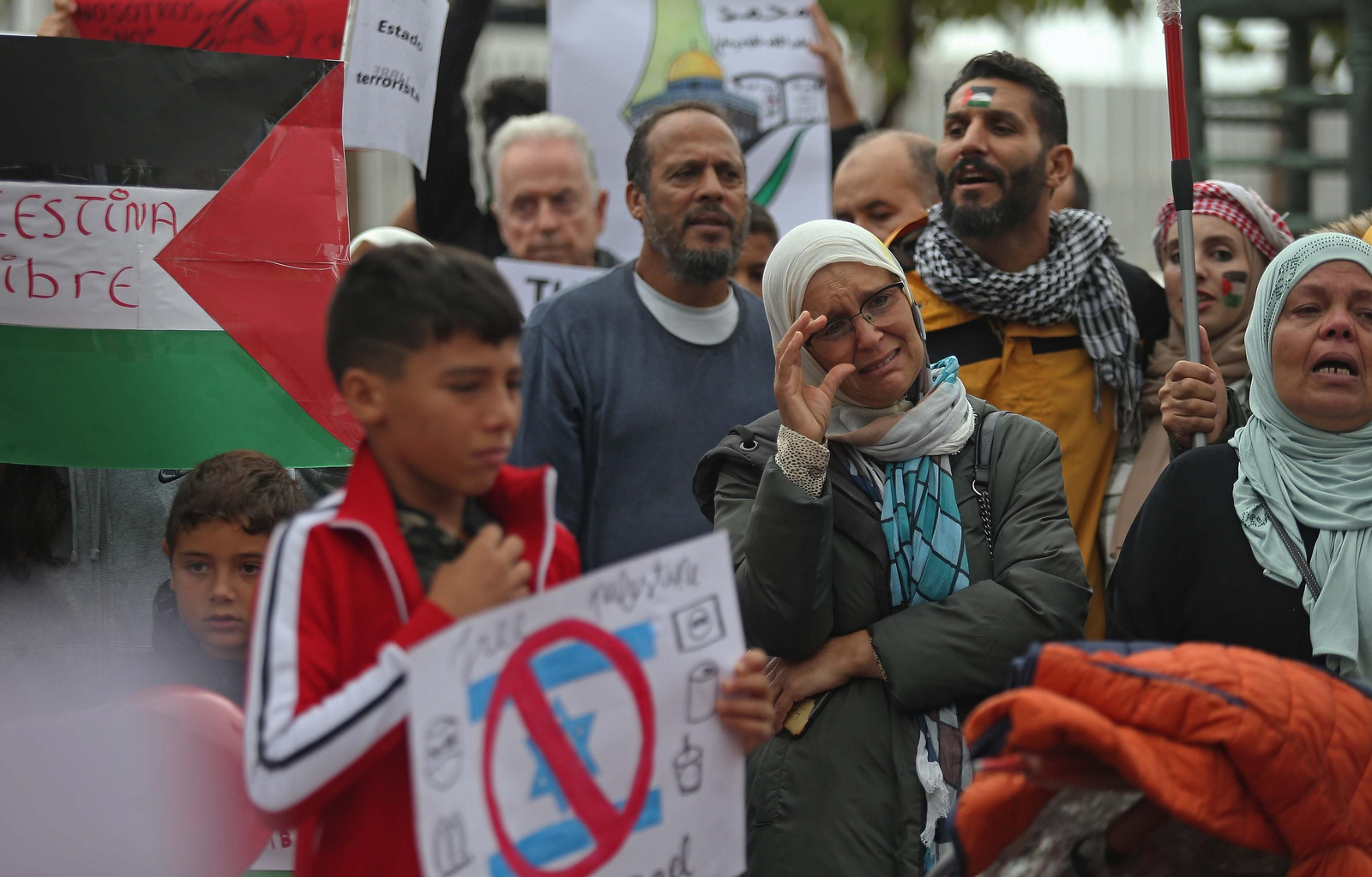 Fotos de la concentración por Palestina en Algeciras
