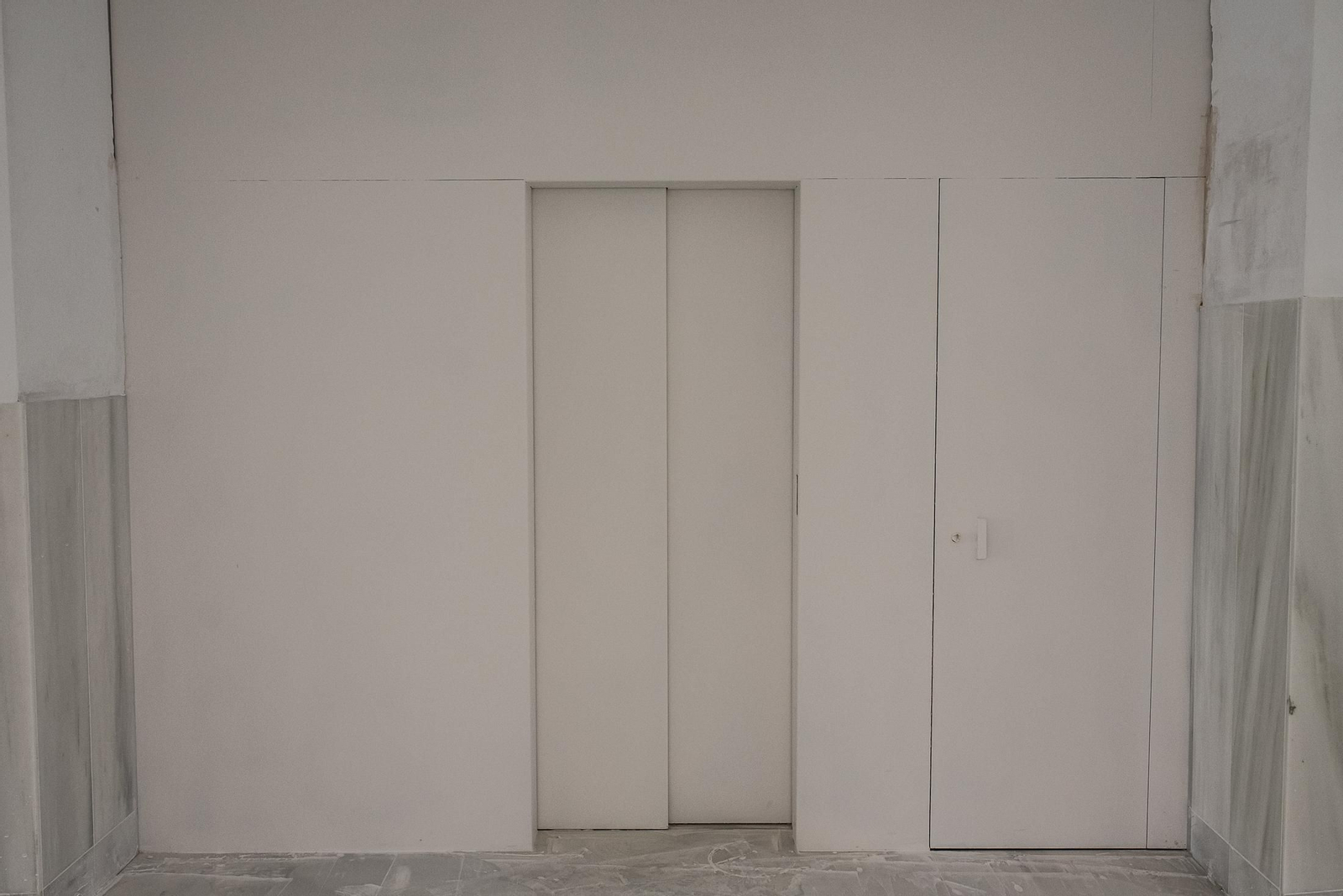 Una visita a las obras del IES La Rábida, en imágenes