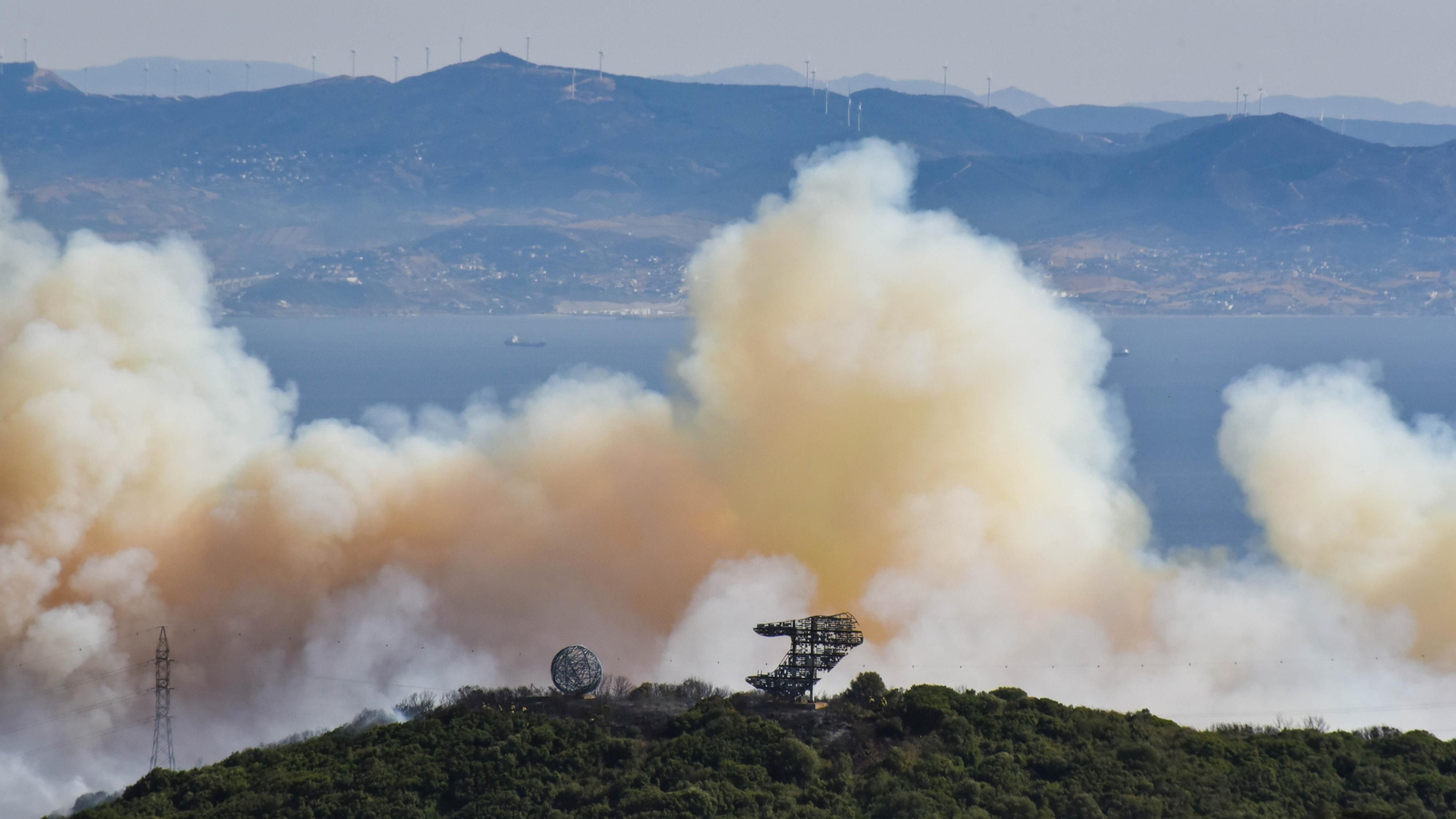 Las fotos del incendio en El Cuartón