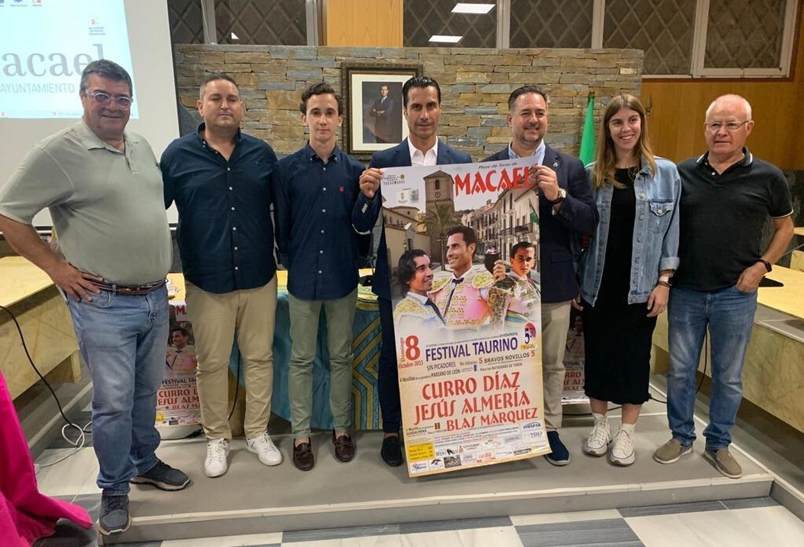 Presentación del cartel de festejo taurino en Macael el día 8 de octubre.