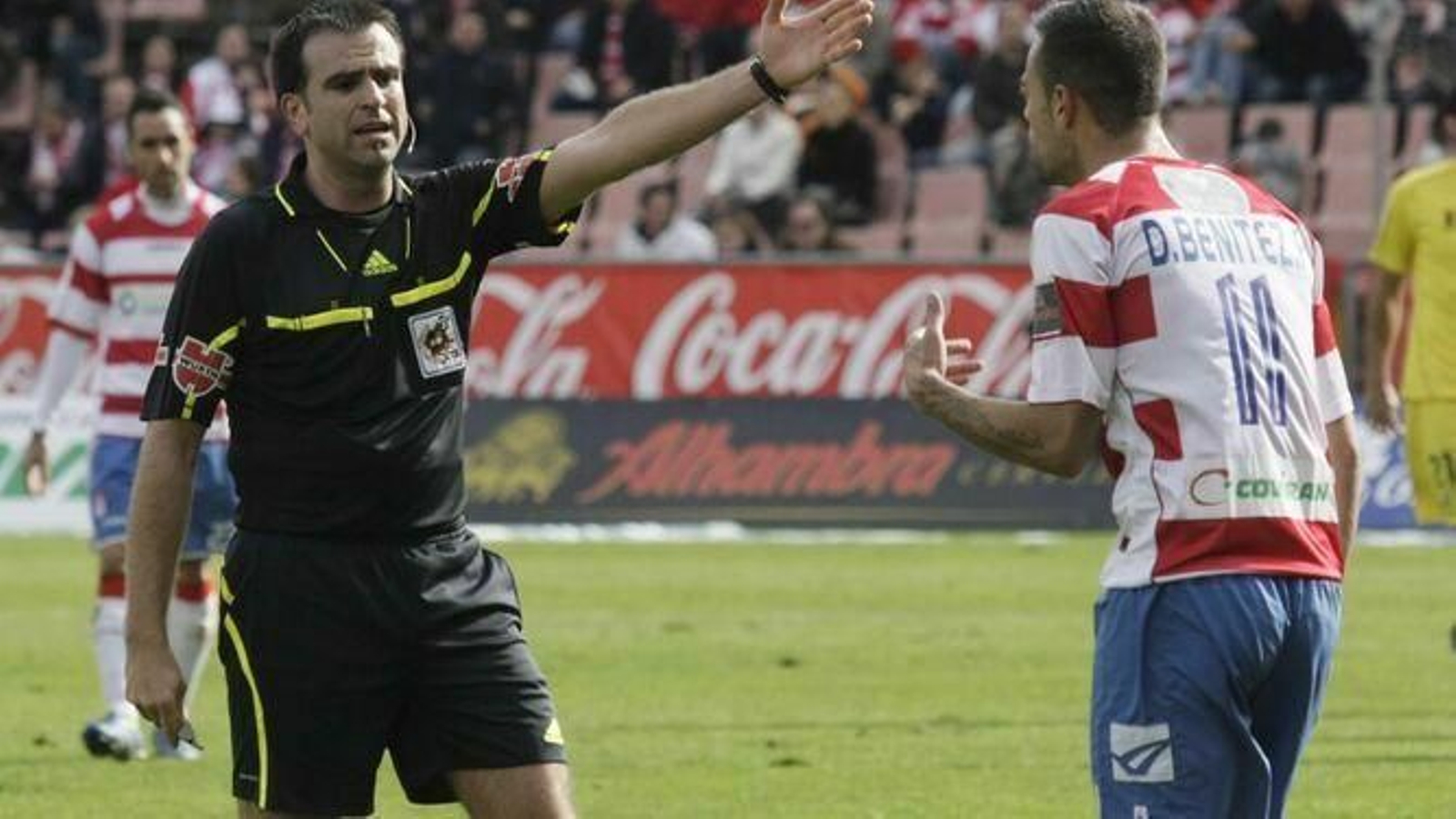Ocón Arraiz, durante un partido del Granada.