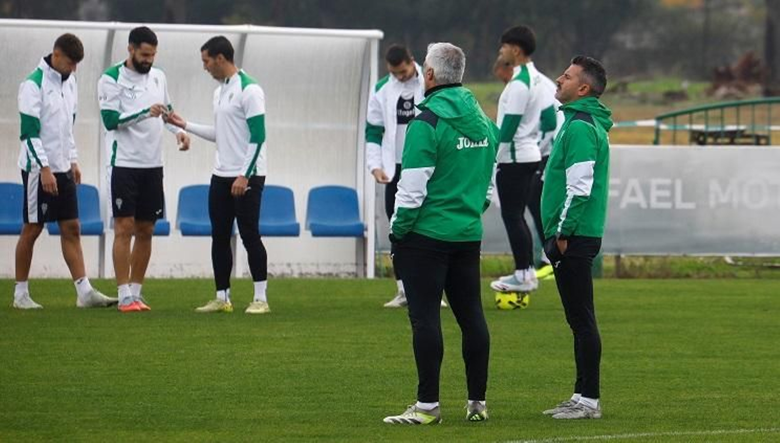 Ania, pensativo, durante un entrenamiento en la Ciudad Deportiva.