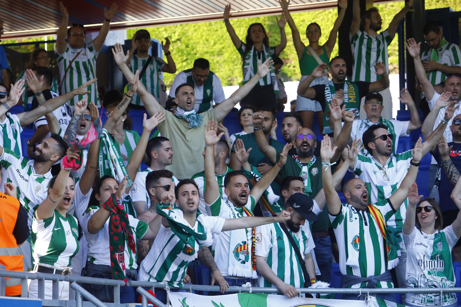 Así vivió la afición del Córdoba CF el partido ante el Barcelona Atlètic en el Estadio Johan Cruyff