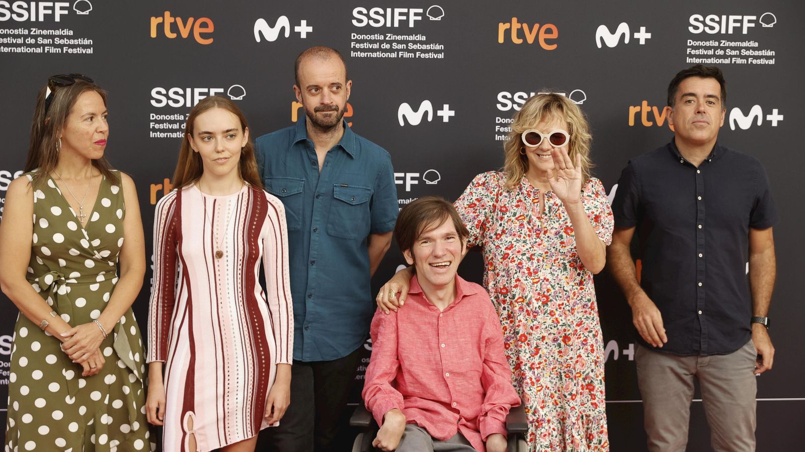 Fernando Franco, con el equipo de 'La consagración de la primavera'.