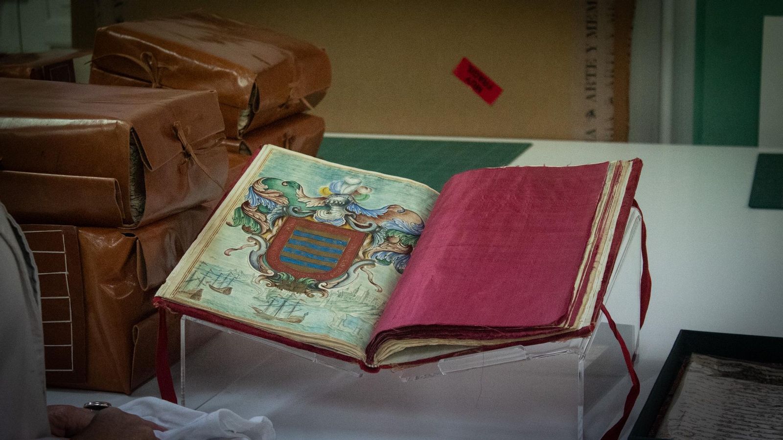 El documento del Privilegio de Cadenas, una vez restaurado.