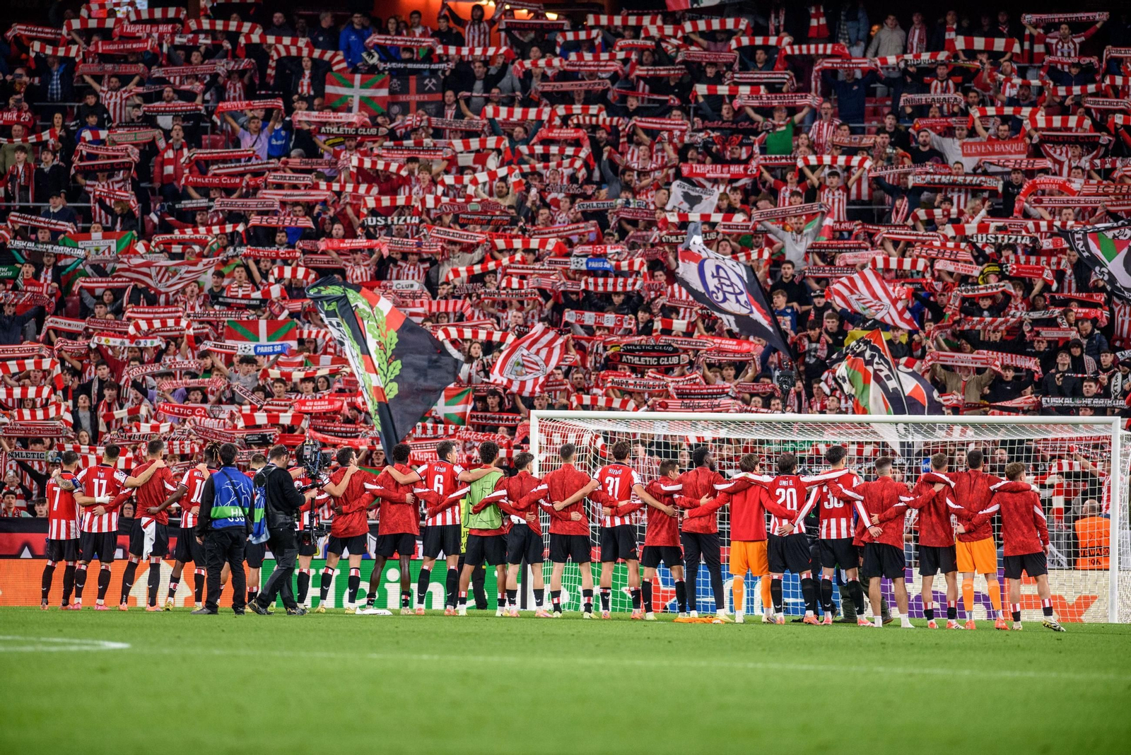 El Athletic Club-PSG, en imágenes