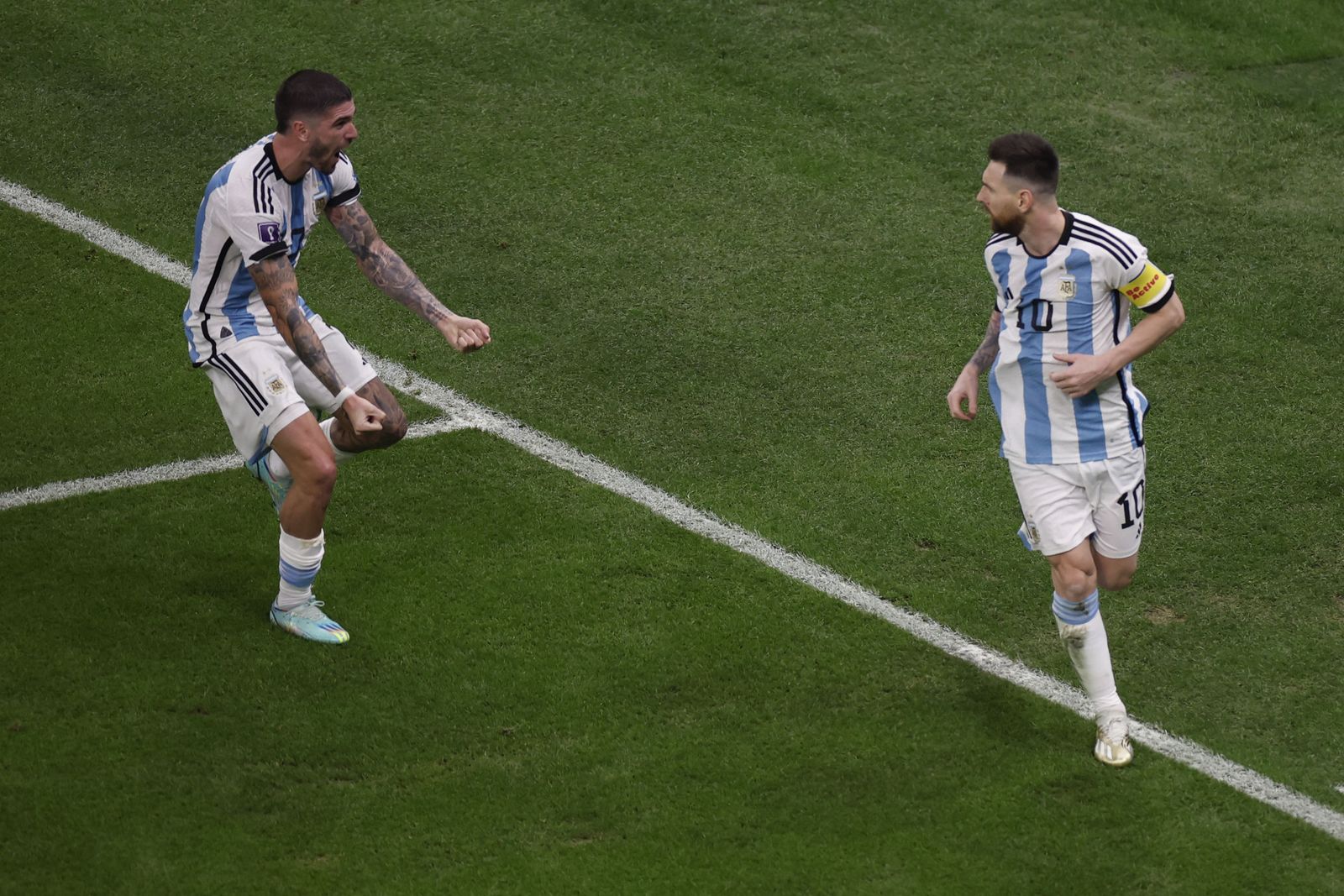 Las fotos de Messi contra Croacia