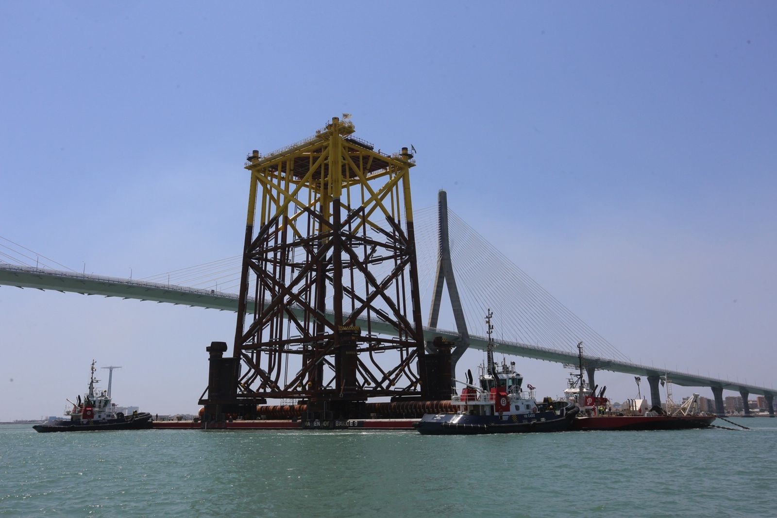 El soporte de la subestación 'Andalucía II'