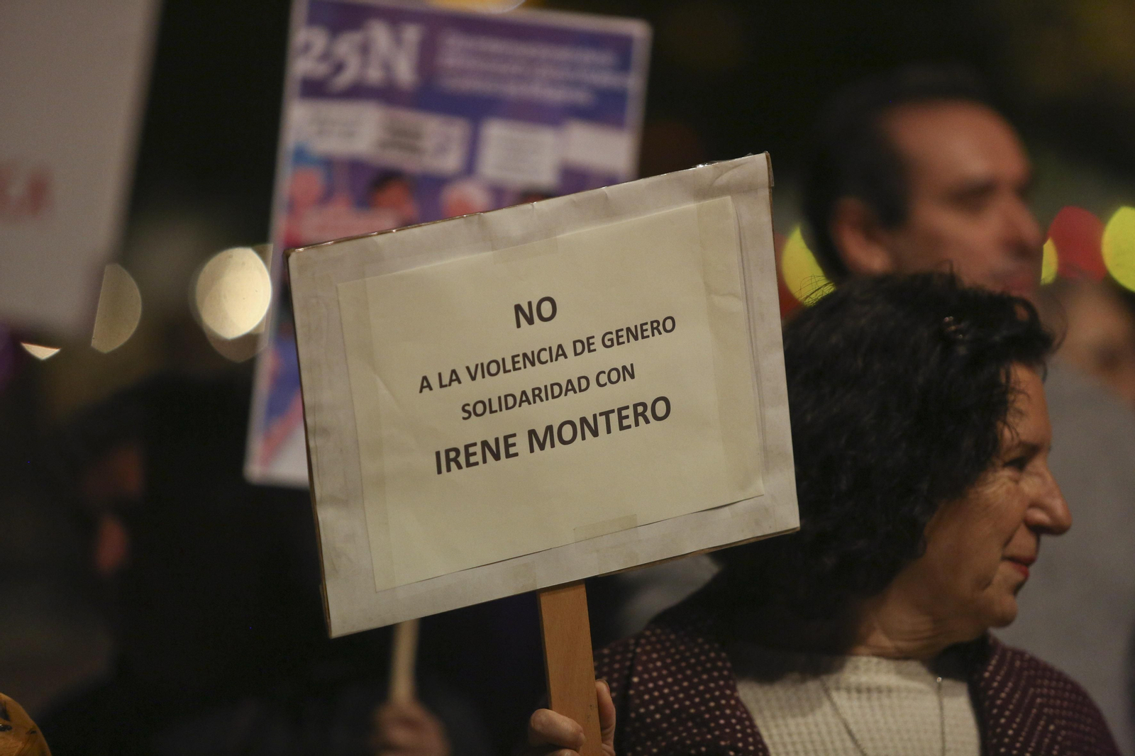 Las imágenes de la manifestación del 25N en Málaga