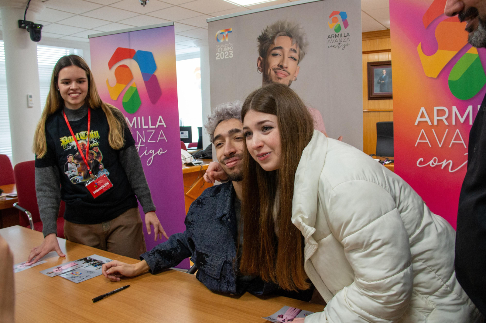 Así ha sido el recibimiento a Paul Thin en Armilla