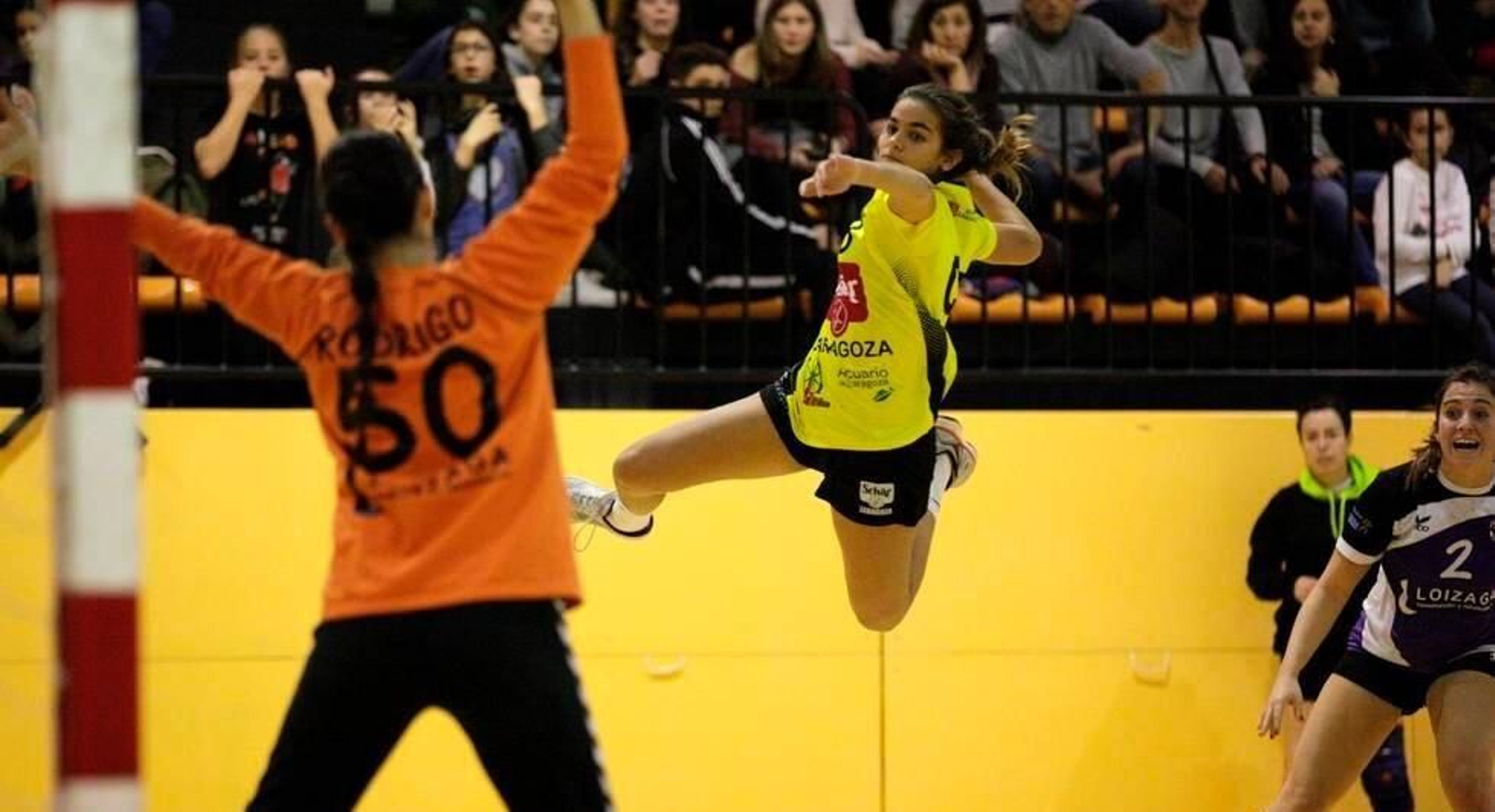 Lucía Guarc, en un partido en su anterior club.