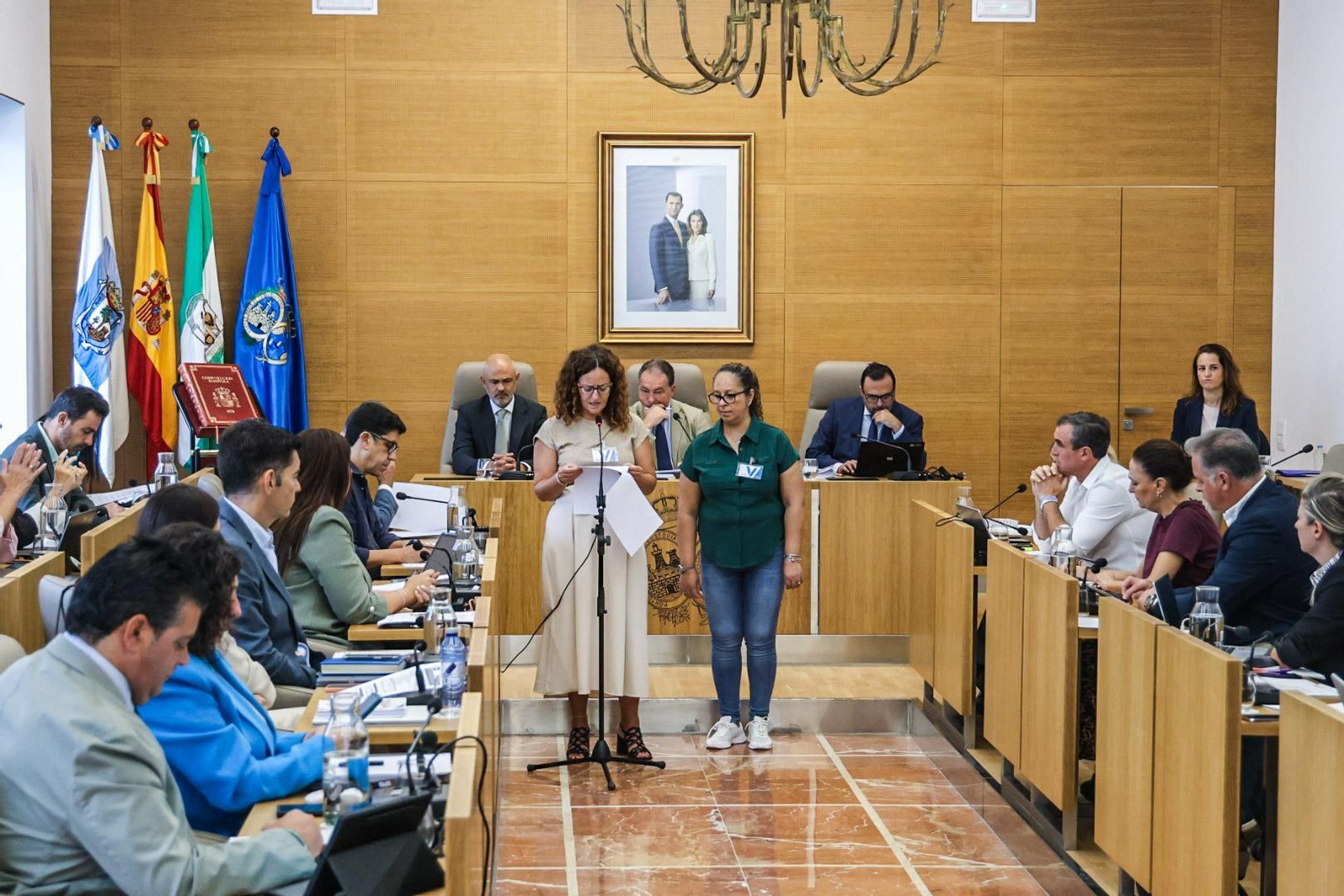 Imágenes del pleno de la Diputación correspondiente al mes de octubre