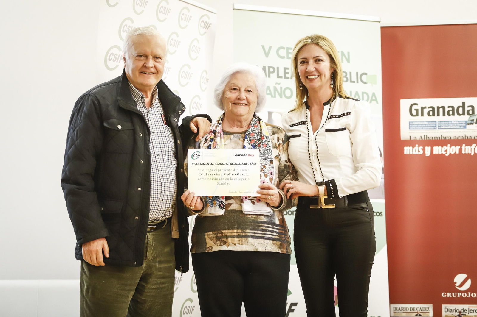 Las imágenes de la entrega de diplomas a los 23 finalistas del V Certamen del Empleado Público del año