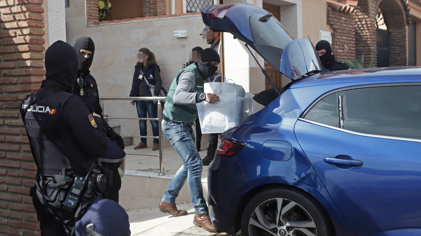 Imágenes del operativo contra el narcotráfico en Algeciras