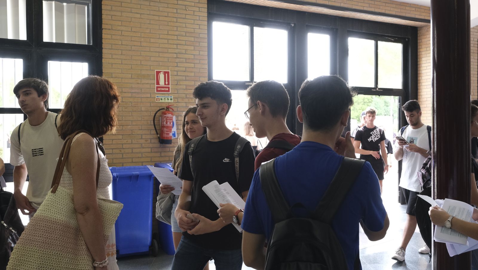 Imágenes de las pruebas de acceso de la PEvAU en la Universidad de Almería