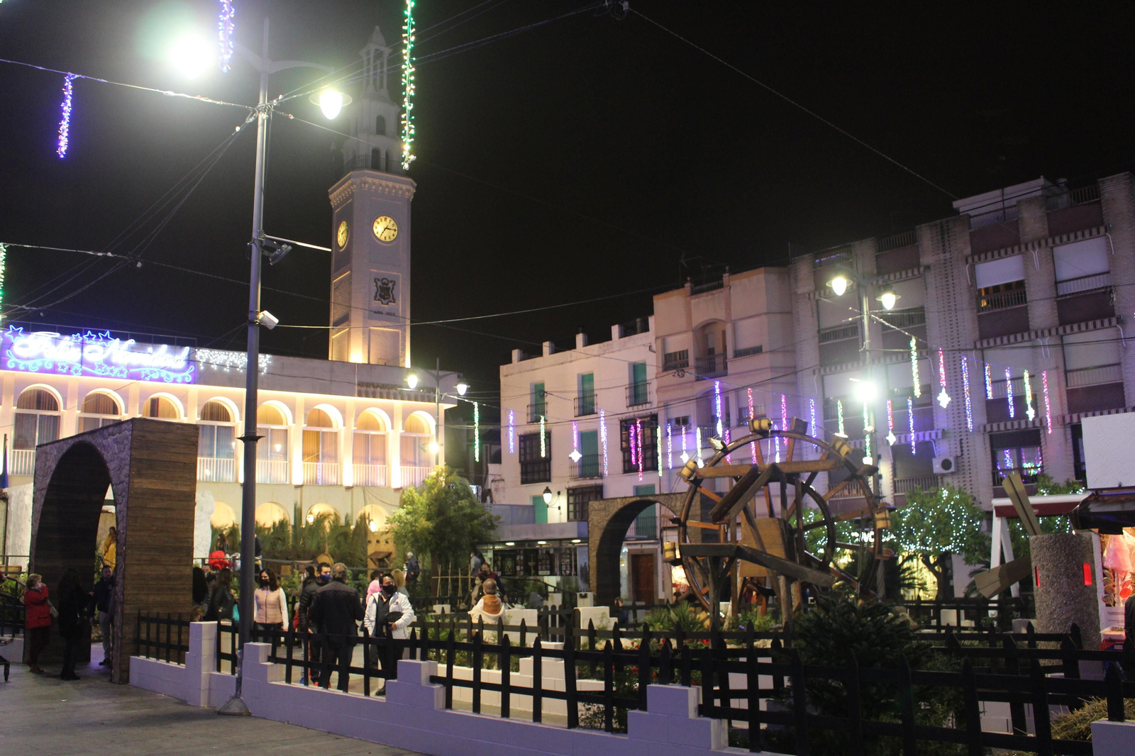 El alumbrado de Navidad de Lucena, en fotografías