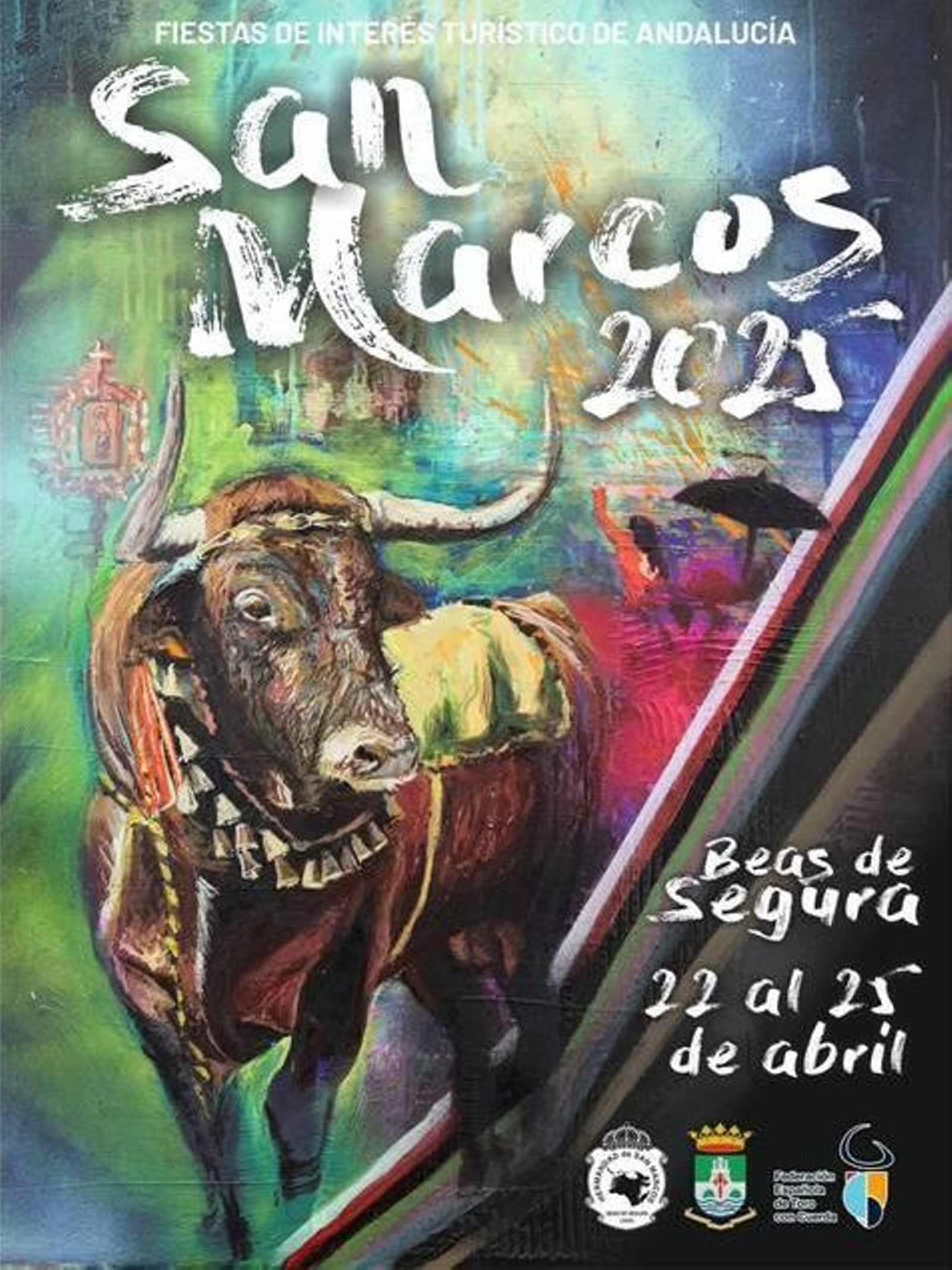 Cartel oficial de las Fiestas de San Marcos en Beas de Segura.