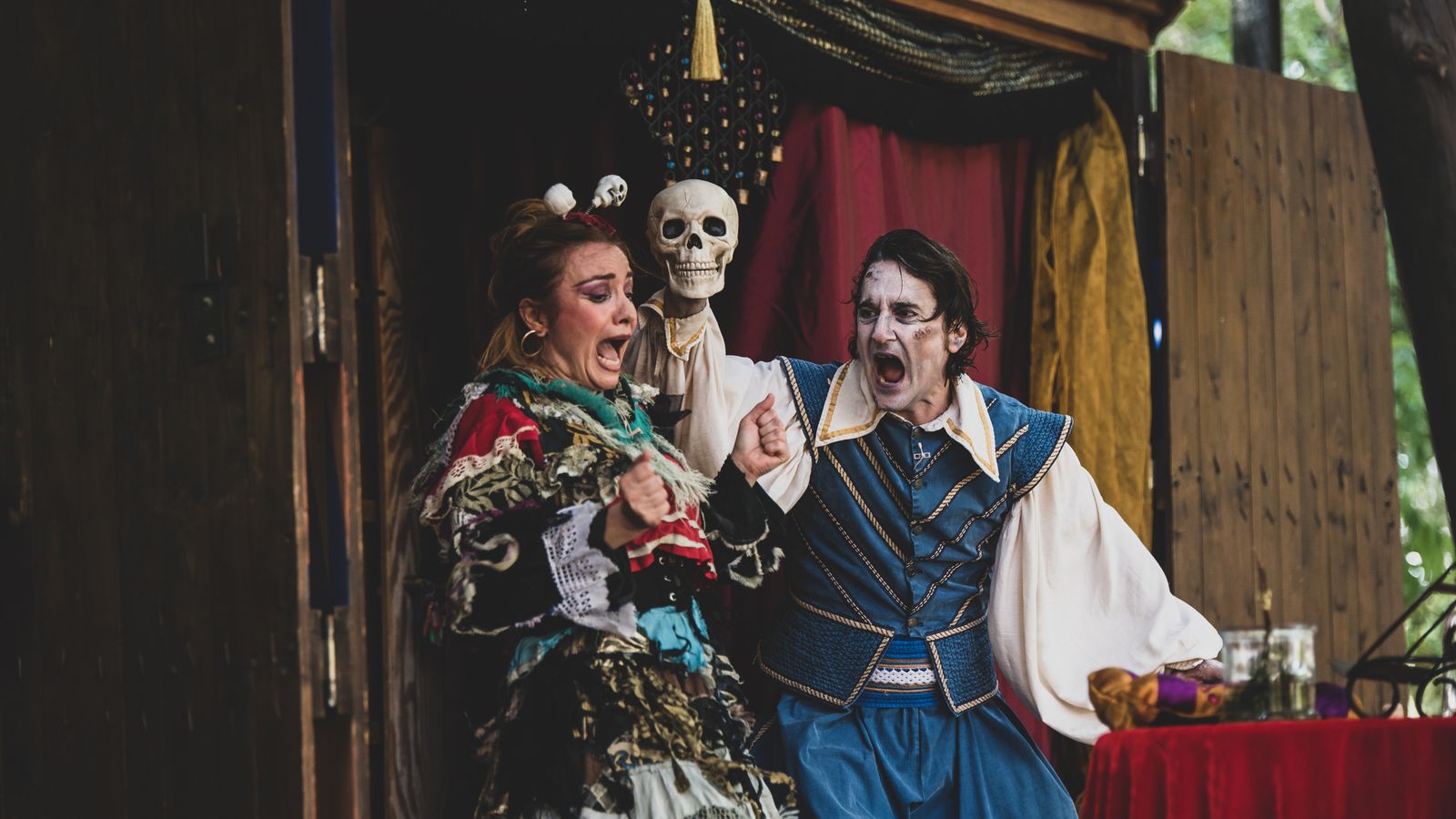 Una escena de las actividades de Halloween de Isla Mágica.