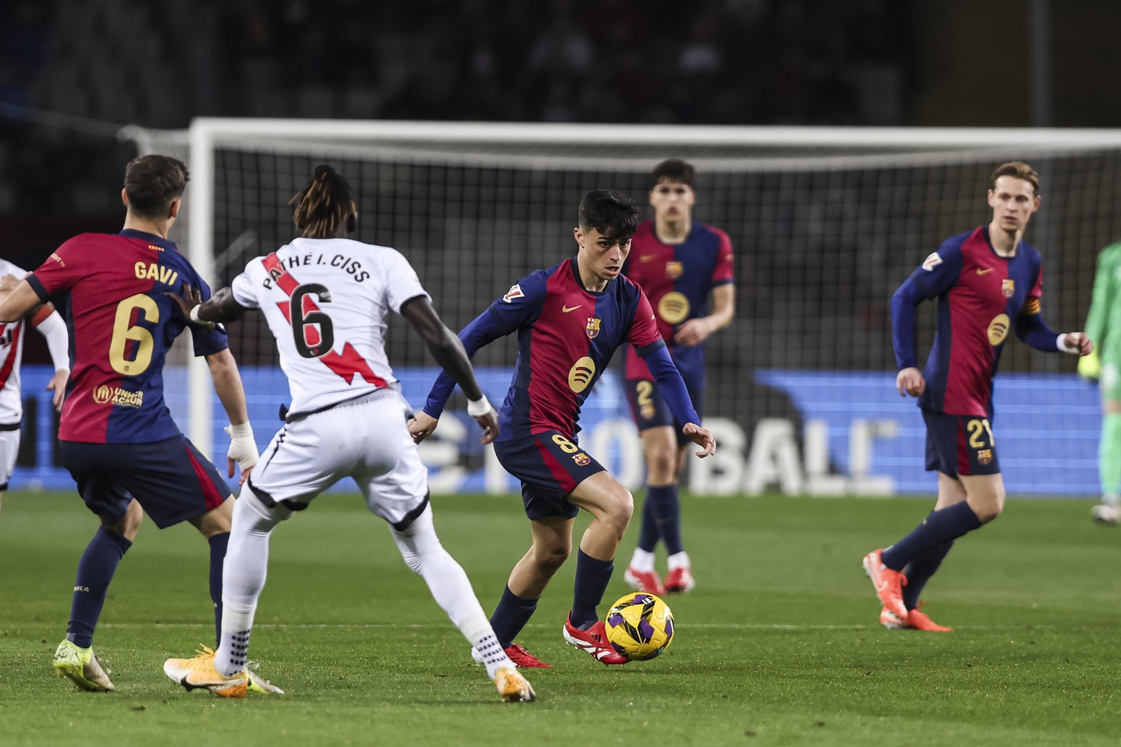 Las fotos del polémico Barcelona - Rayo Vallecano