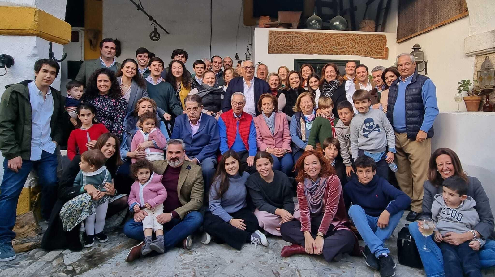 Reunión familiar de los Paz Corias en Jerez.