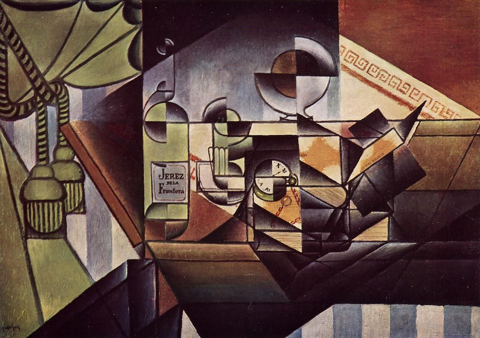The Sherry Bottle (1912) de Juan Gris