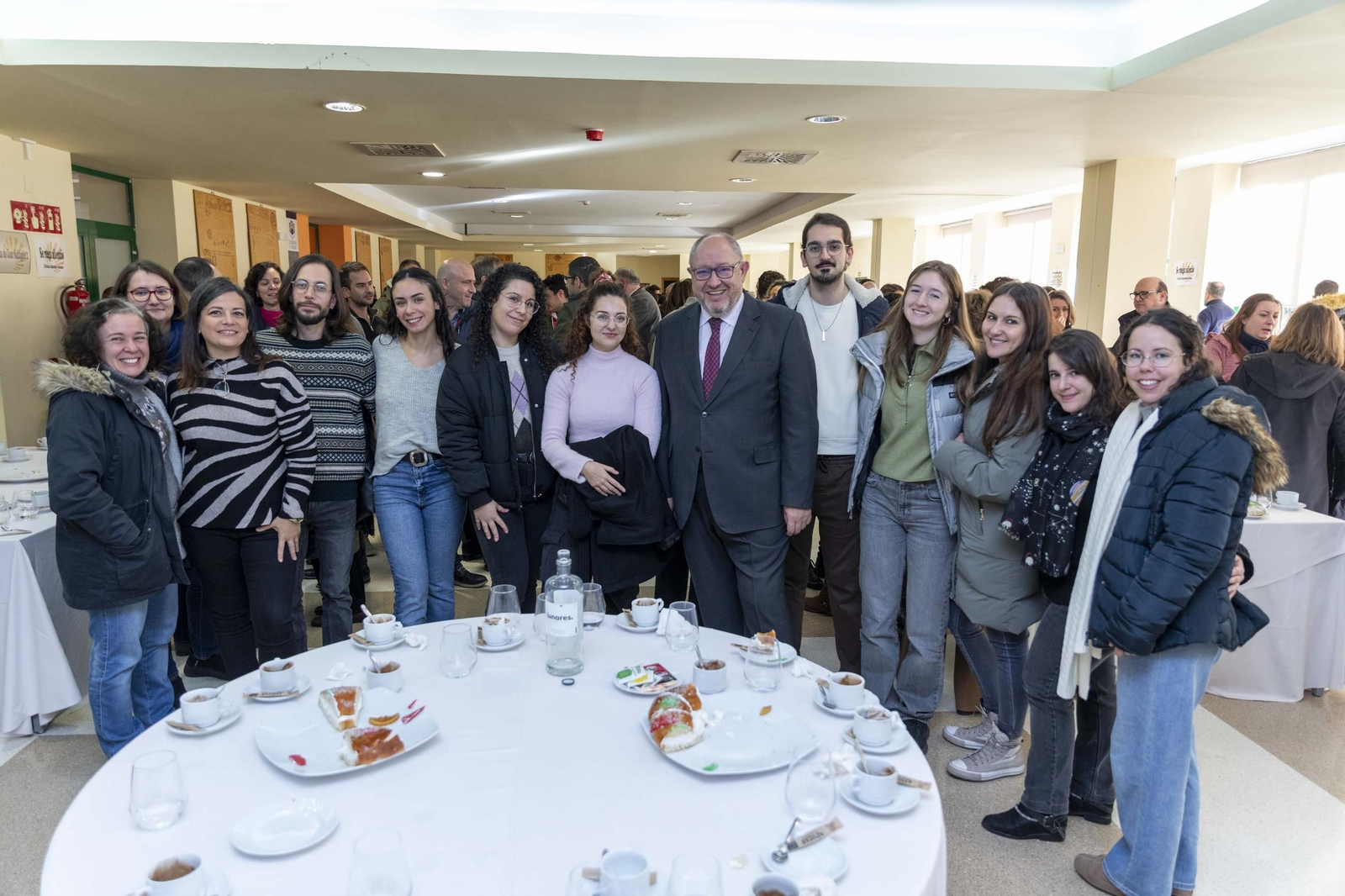 eL Tradicional desayuno con roscón de Reyes en el Campus de Rabanales, en imágenes