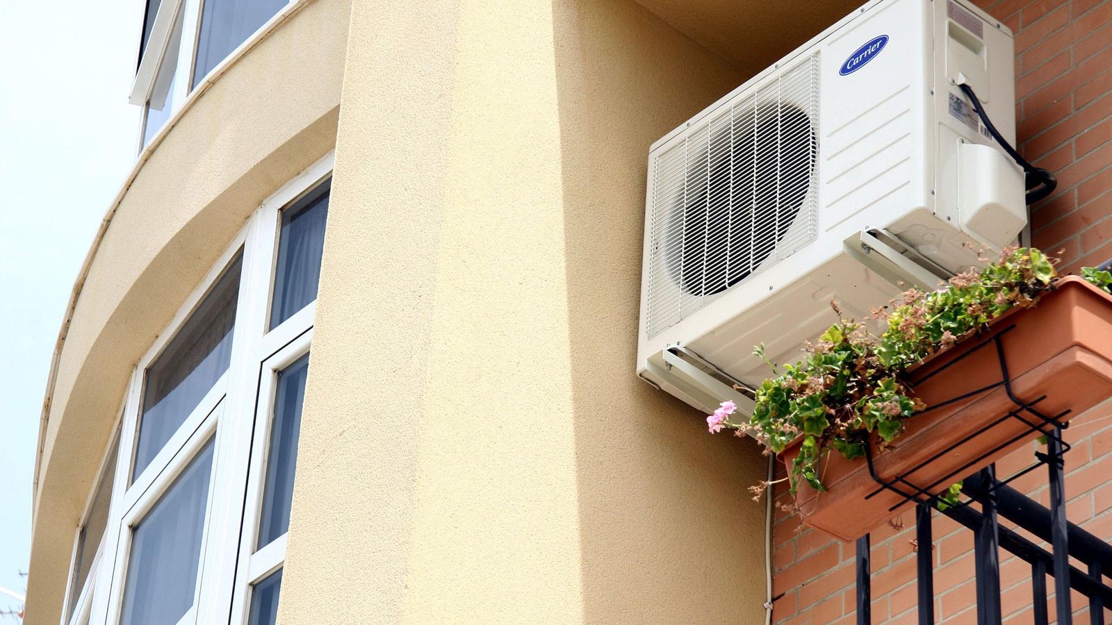 Aire acondicionado en un hogar.