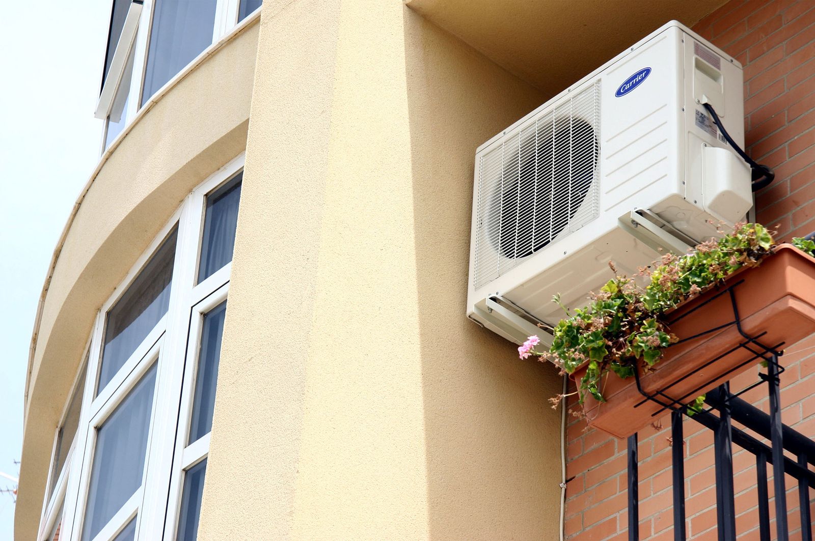 Aire acondicionado en un hogar.