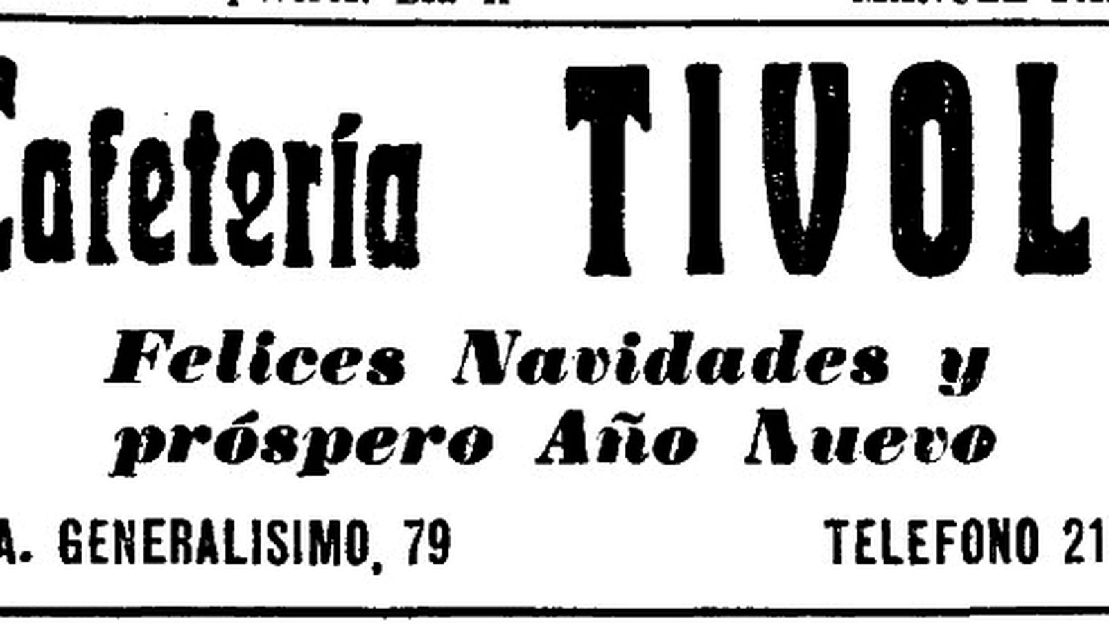 Anuncio del Tivoli de 1965