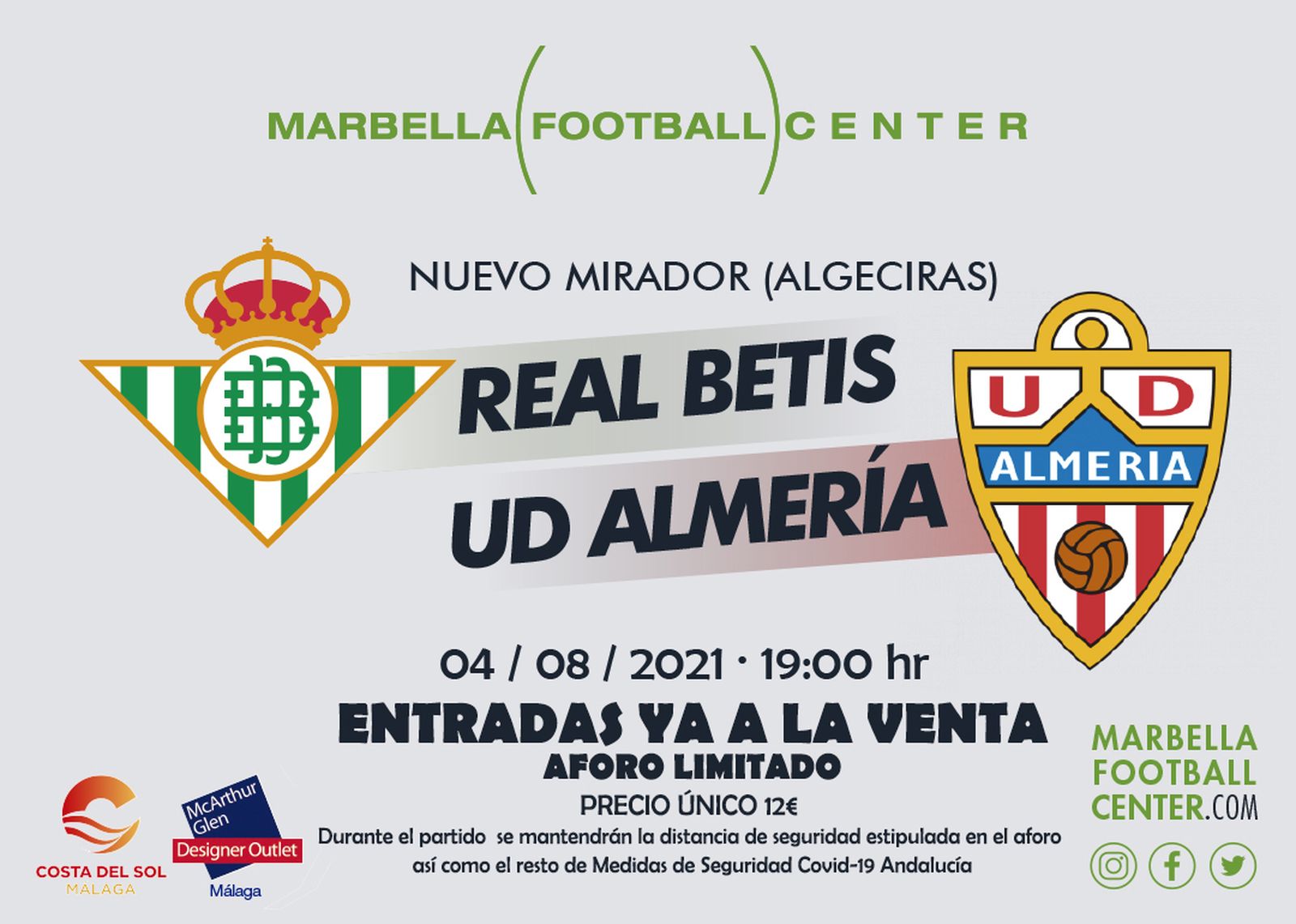 Ya a la venta las entradas del Real Betis-Almería