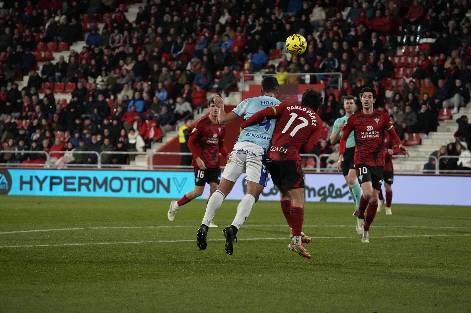 El Mirandés-Málaga CF, en fotos