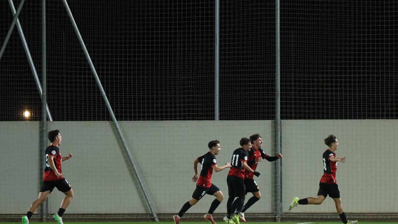 Épica remontada del Málaga CF al Mallorca en la Copa del Rey Juvenil