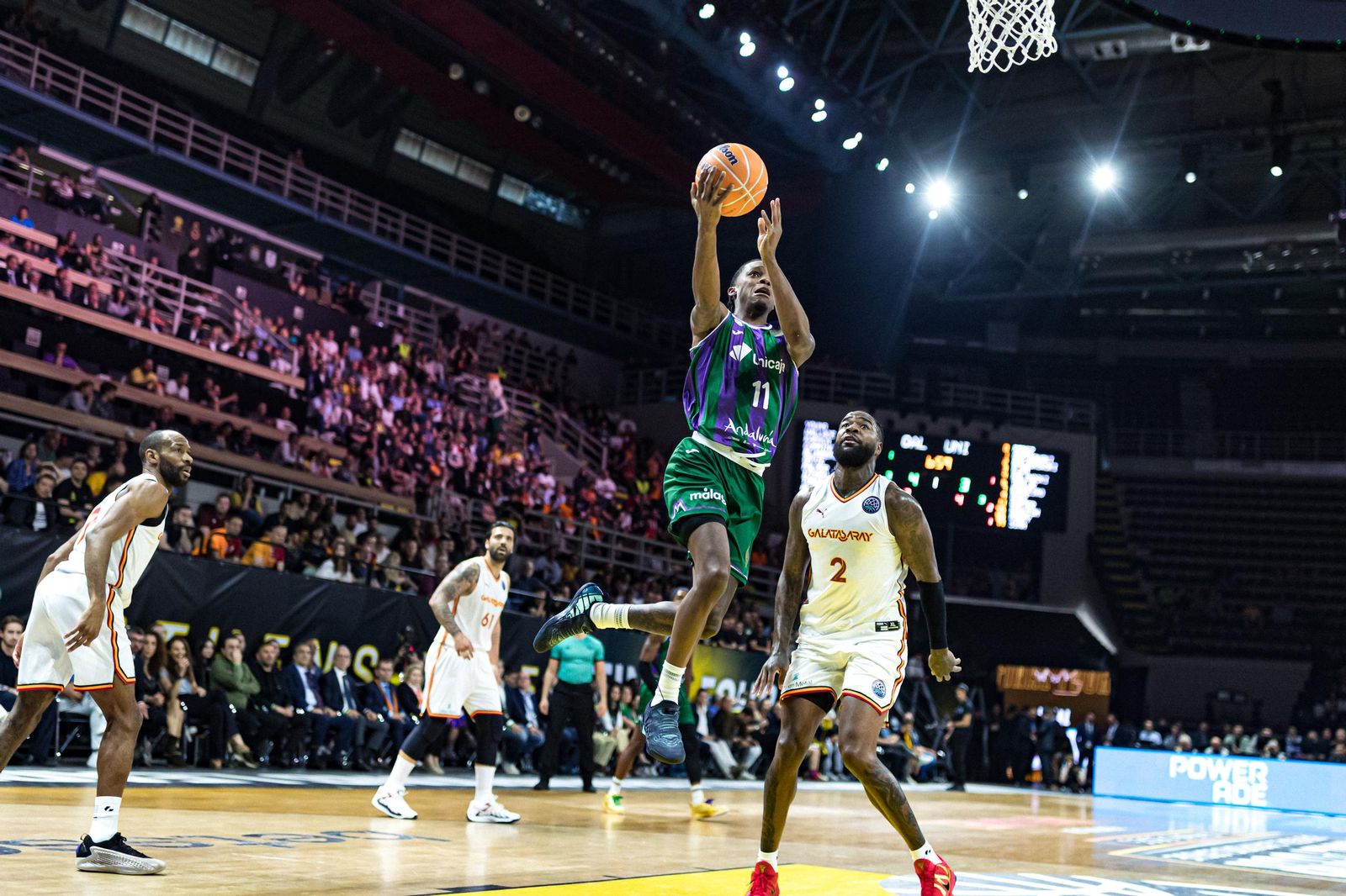 El Galatasaray-Unicaja, en fotos
