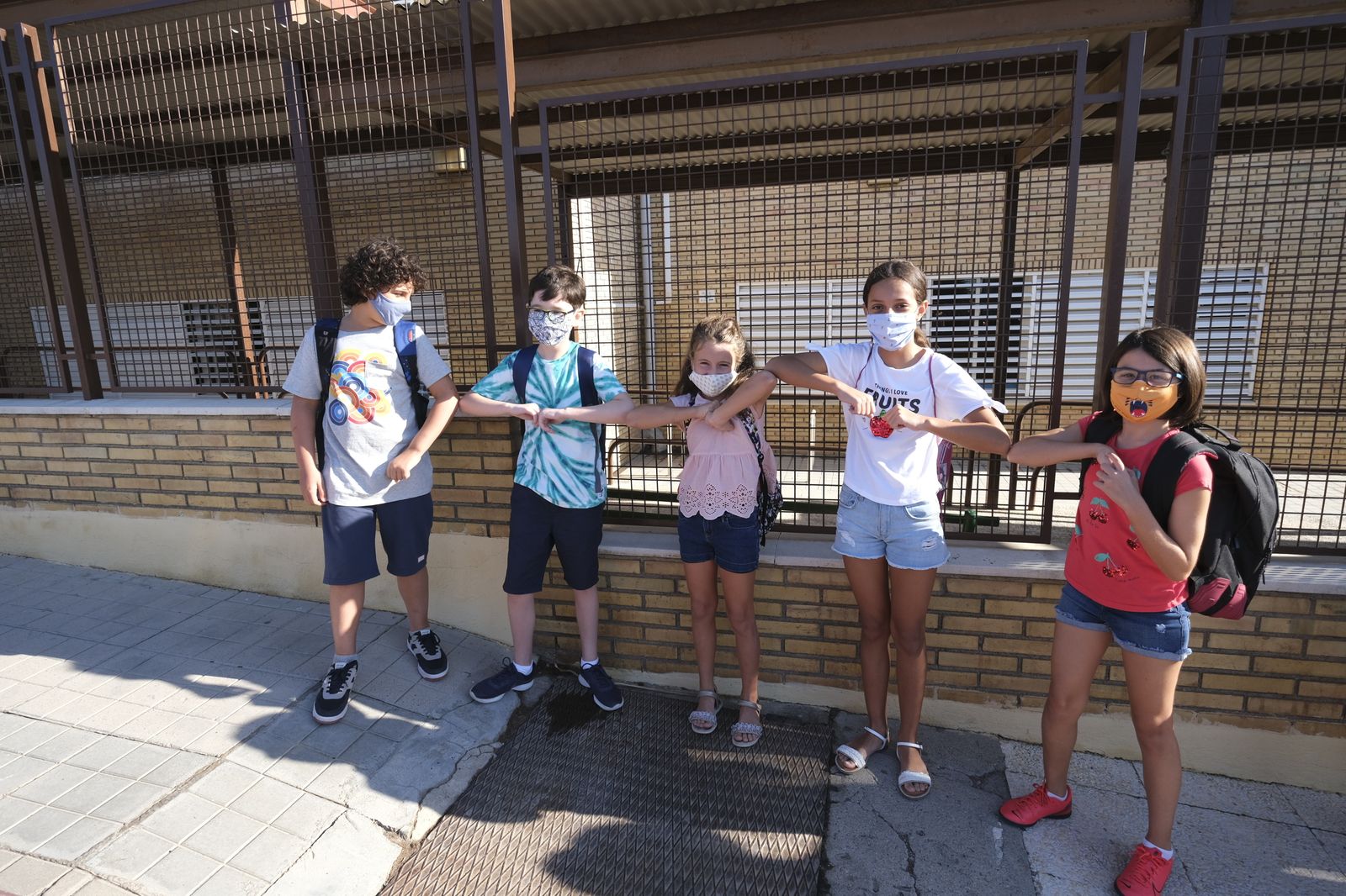 Primer día del curso escolar en Almería