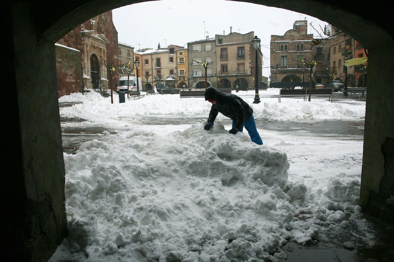 Temporal de frío y nieve en el norte del país