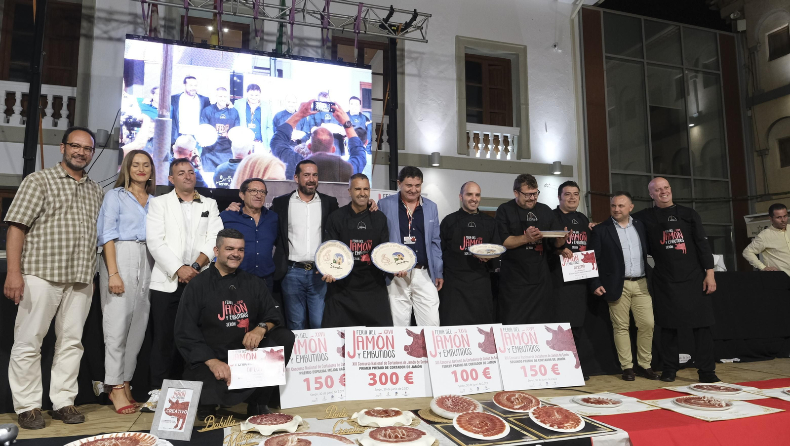 Imágenes del Concurso Nacional de Cortadores de Jamón de Serón