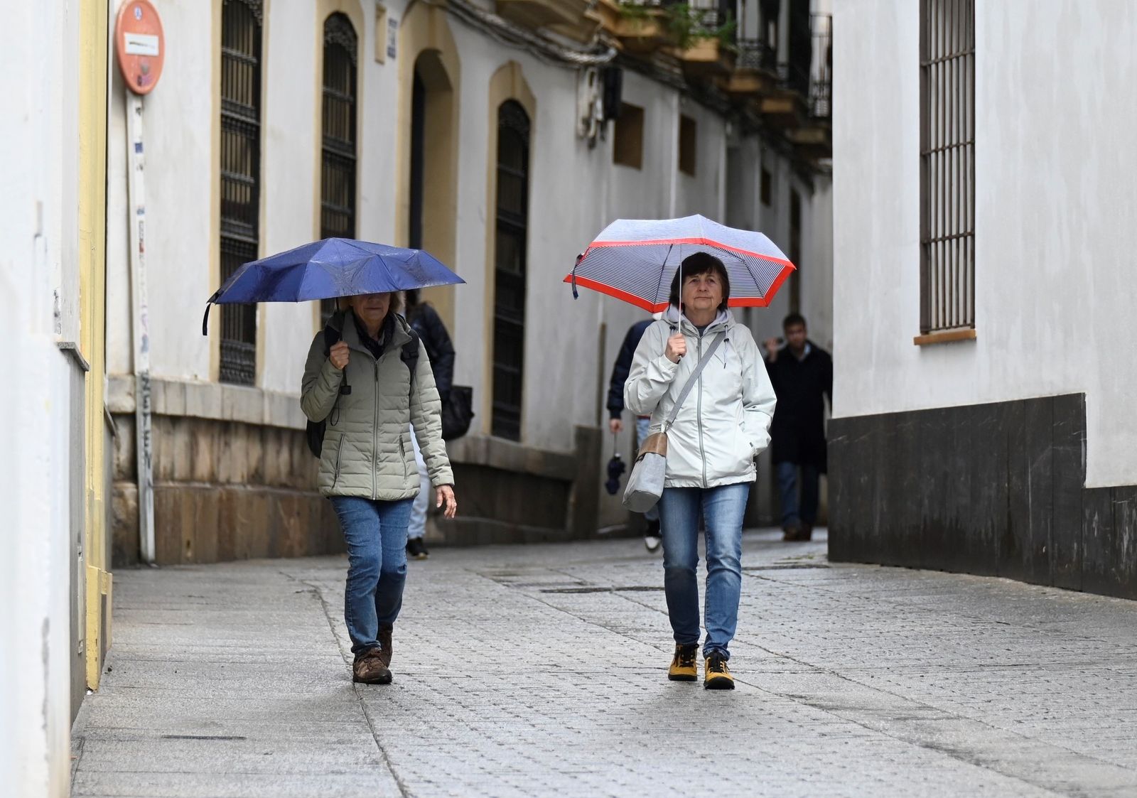 La lluvia que deja la borrasca Konrad en Córdoba, en imágenes