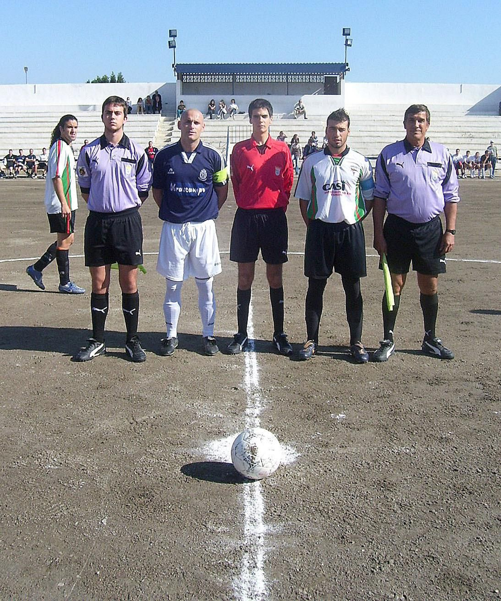 Imagen de un La Cañada-Huércal jugado en el Matías Pérez en 2008, último año en pie.