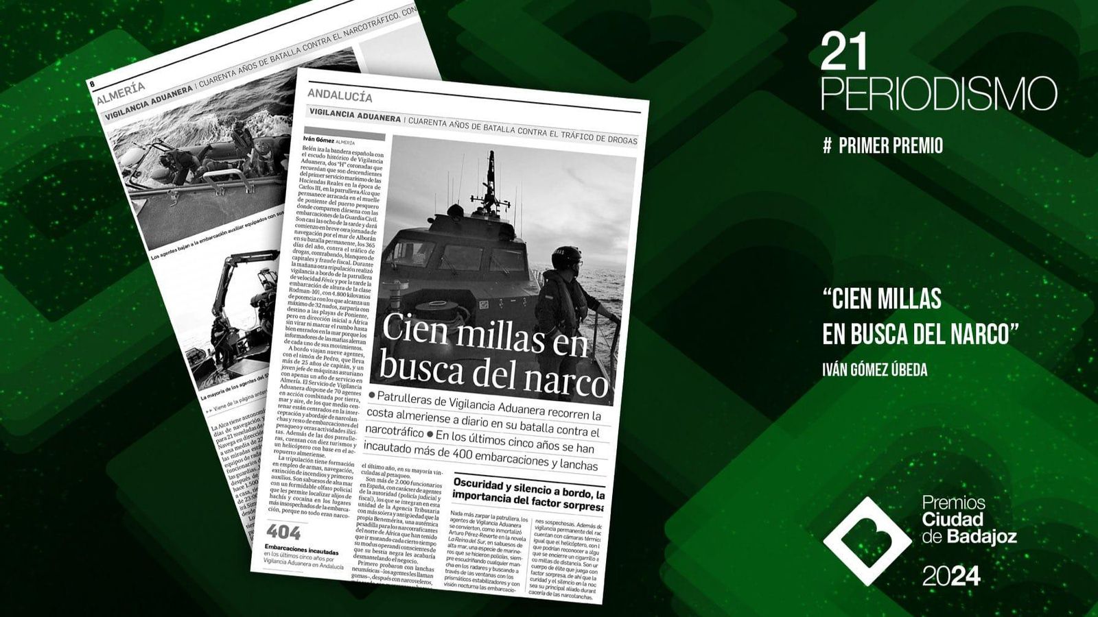 Publicación de la organización en la gala en la que se dieron a conocer los premiados