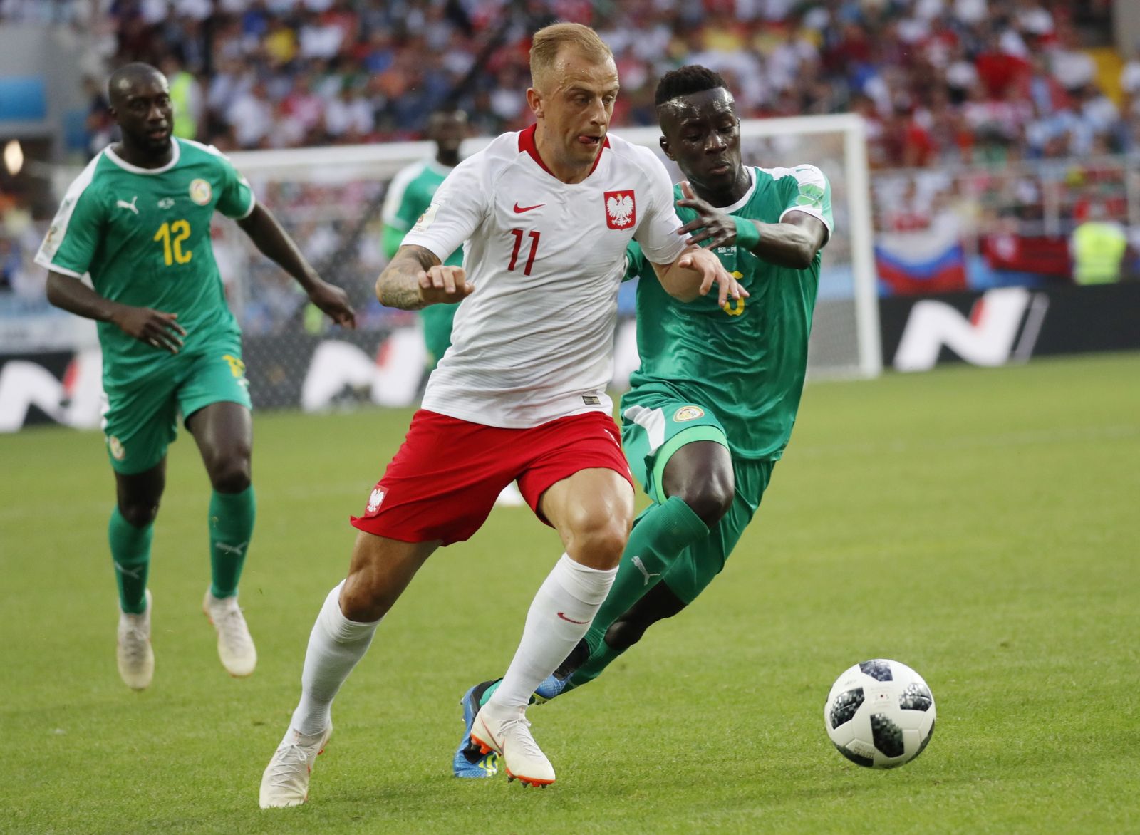 Las imágenes del Polonia-Senegal