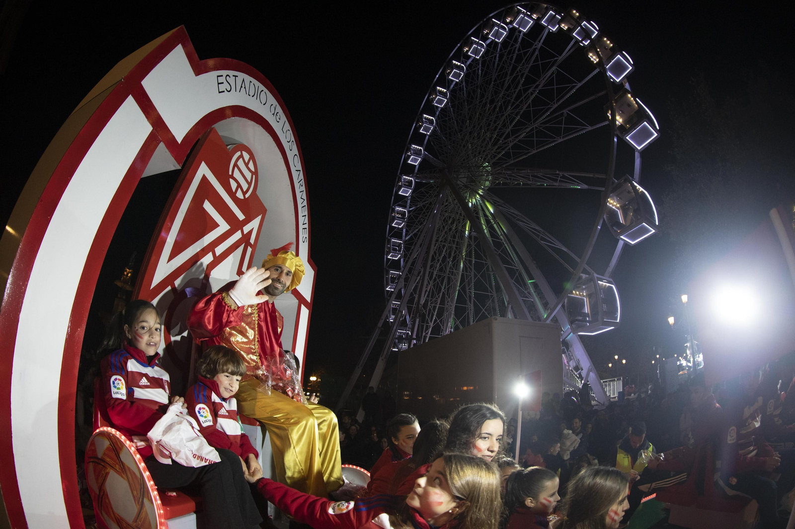 La cabalgata de los Reyes Magos de Granada, en imágenes