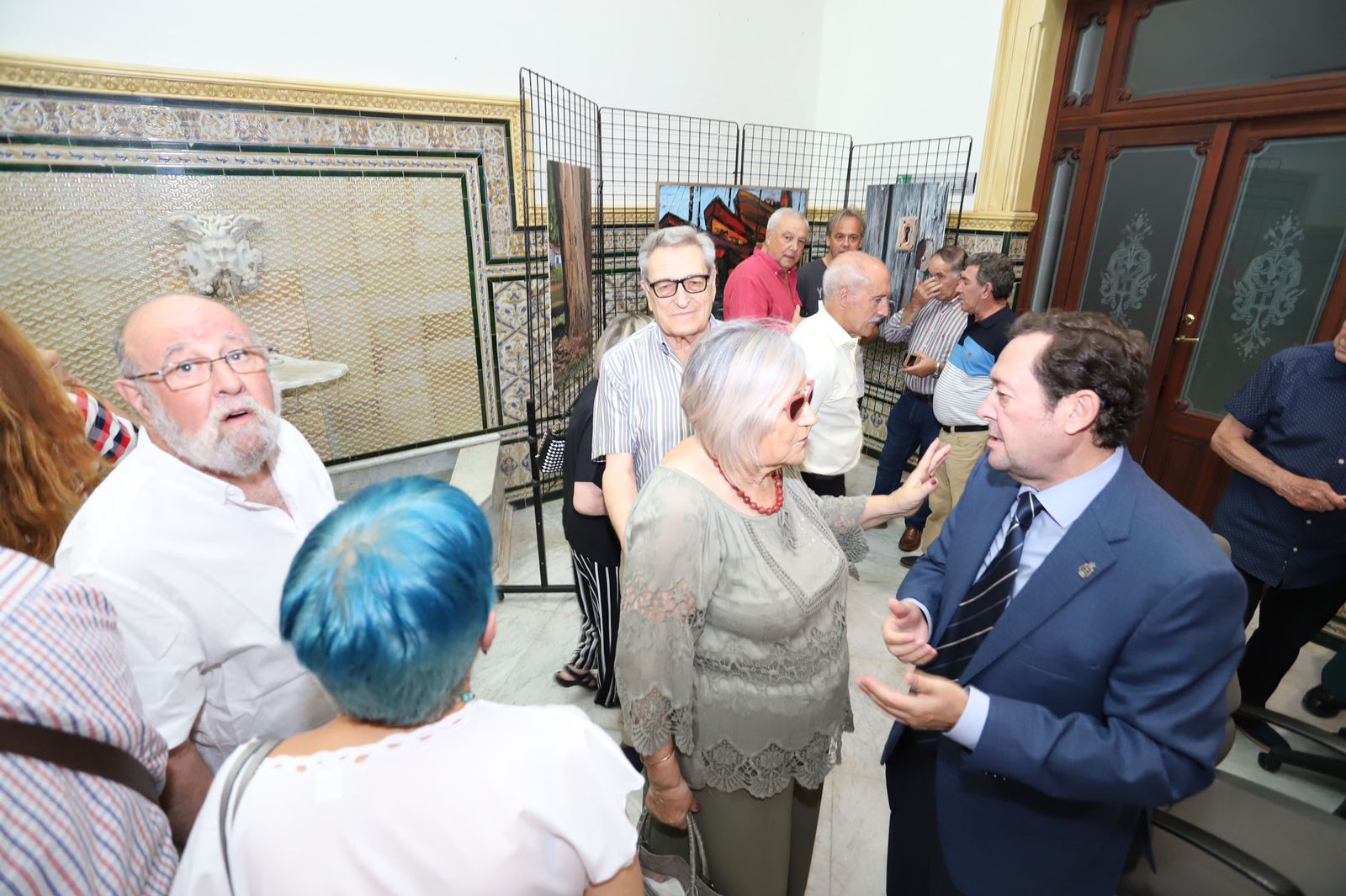 Inauguración de la Exposición de Alfonso Aramburu