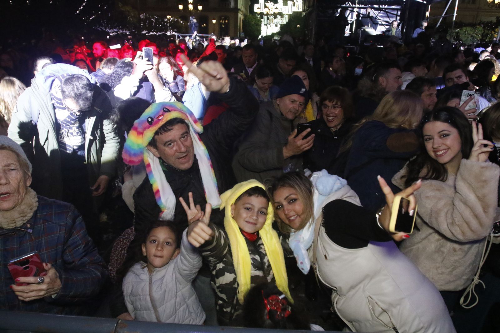 La Fiesta de Nochevieja en Las Tendillas, en imágenes