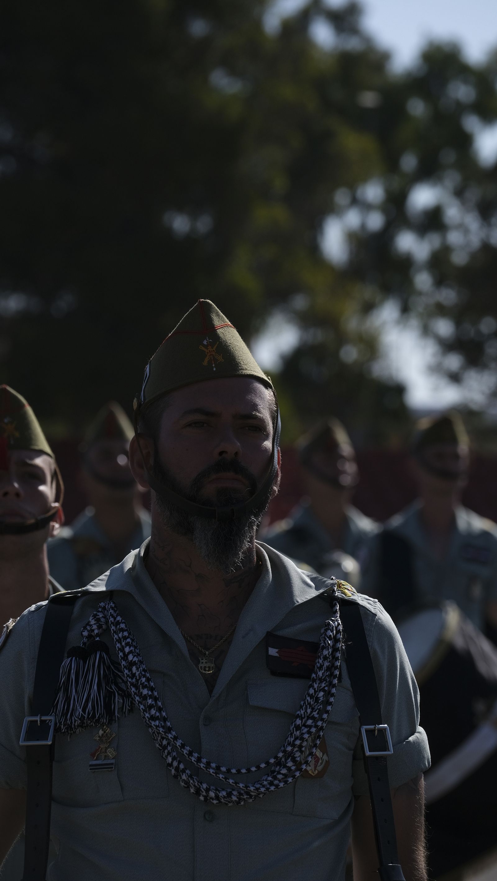 Imágenes de la visita de la Ministra de Defensa Margarita Robles a la Brigada Alfonso XIII de La Legión