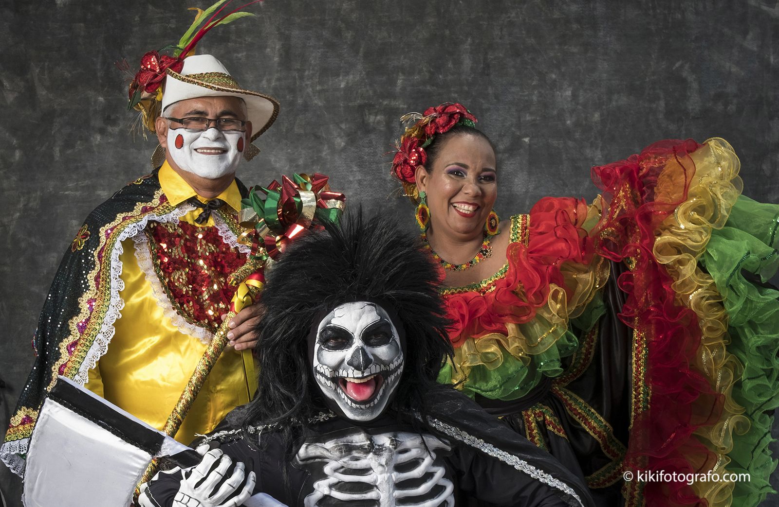 Una de las fotos del Carnaval de Barranquilla de la exposición de Kiki.