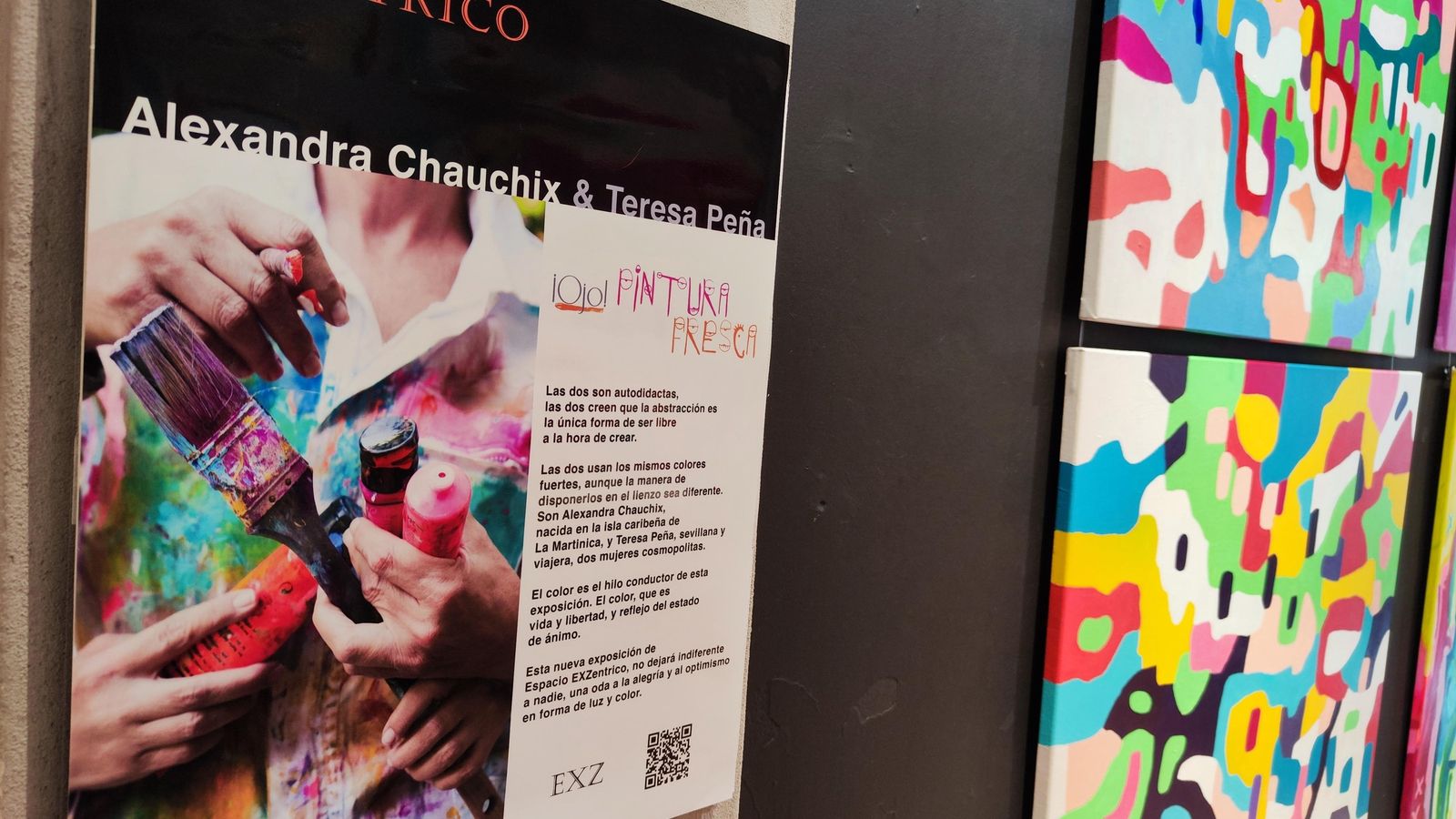 Exposición '¡Ojo! Pintura fresca'.