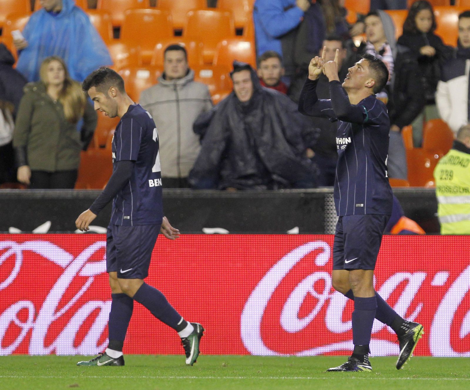 El Valencia-Málaga, en imágenes
