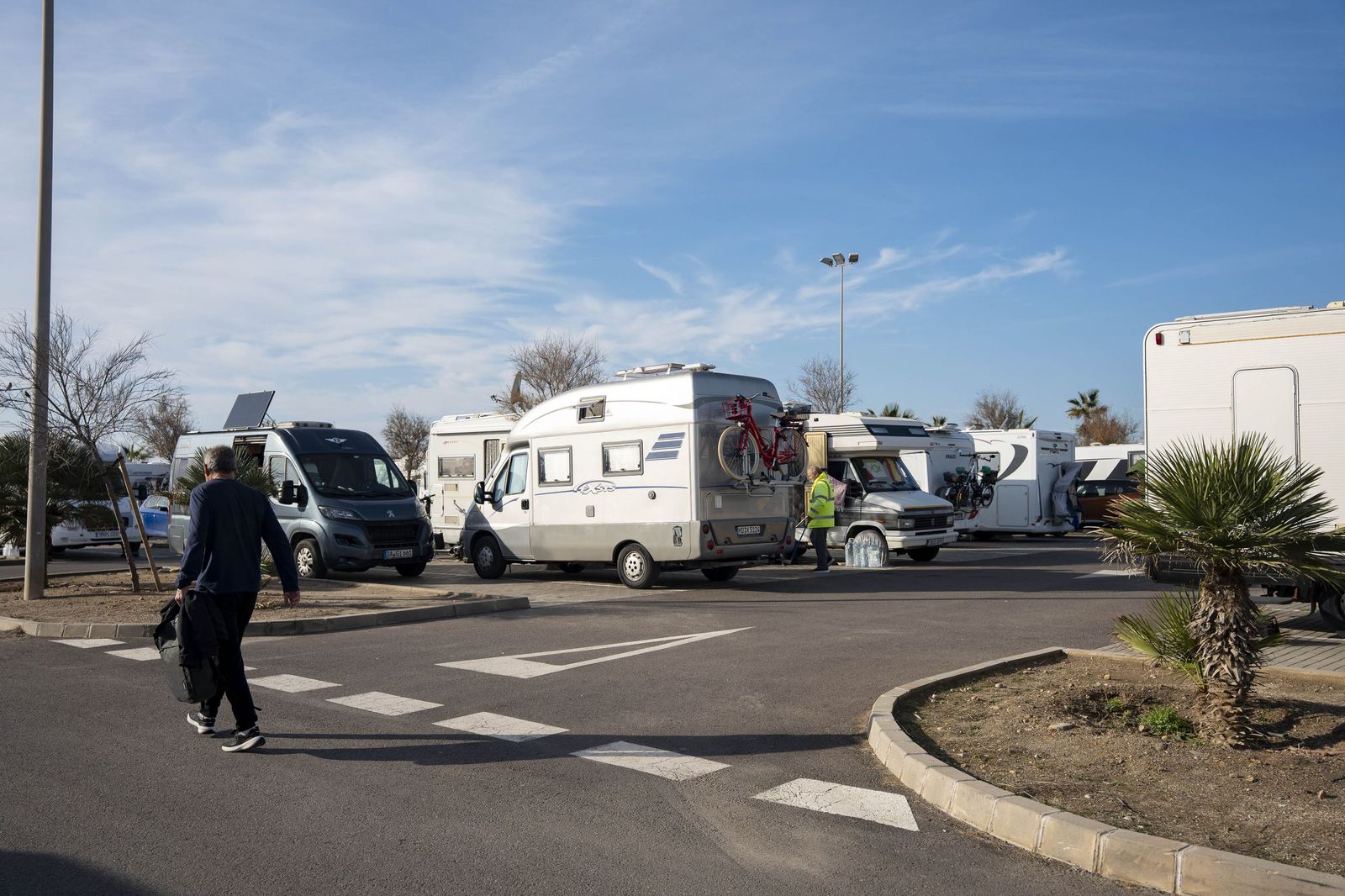Las caravanas también están en el Delta del Andarax y la playa del Zapillo.