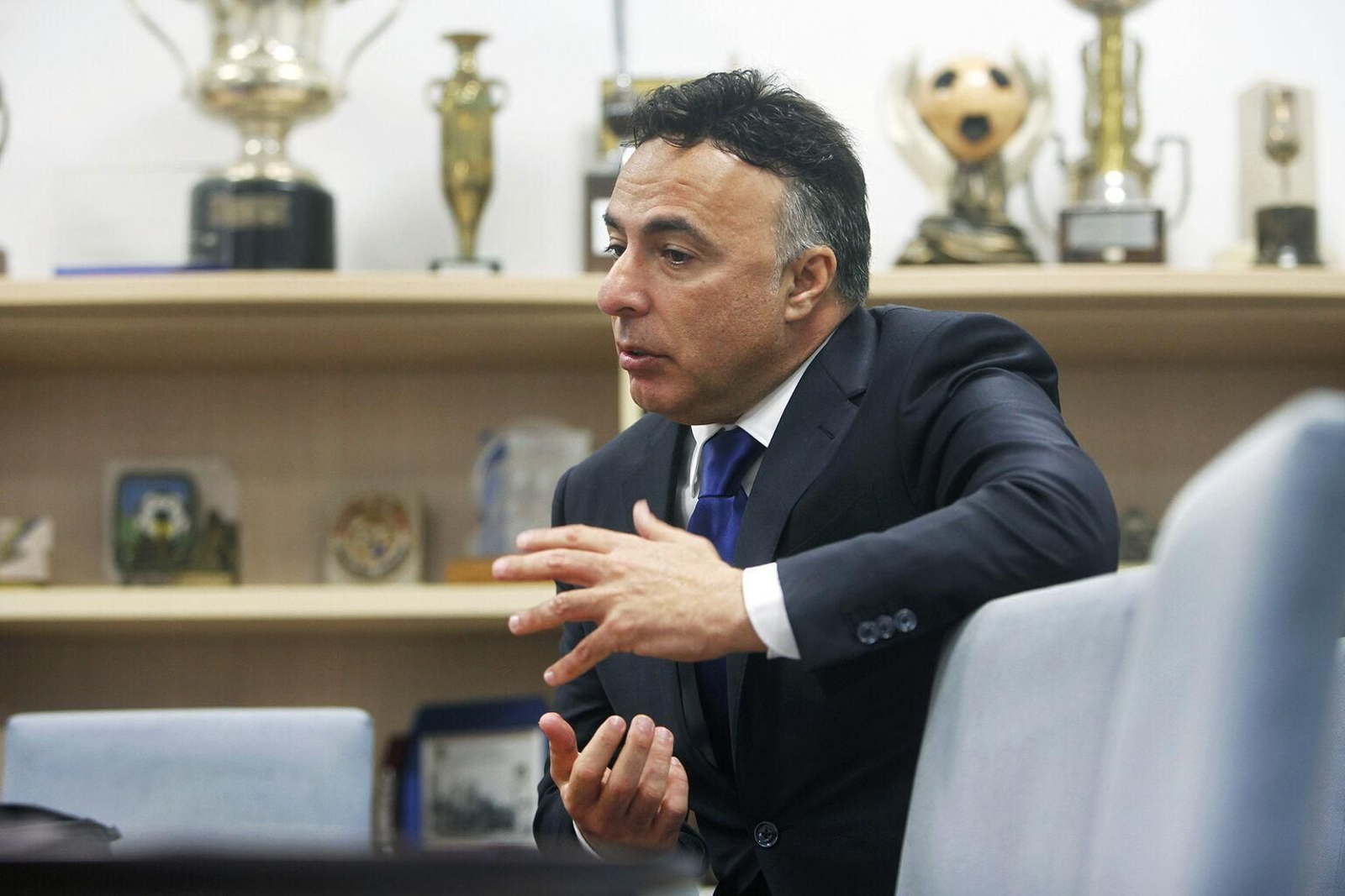 Imagen de Quique Pina en su etapa como consejero del Cádiz CF.