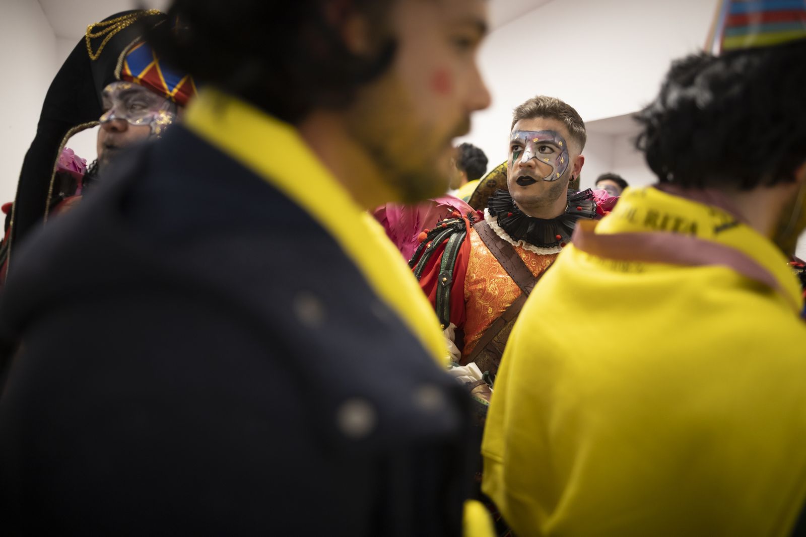Ambiente en la final  del Carnaval Colombino